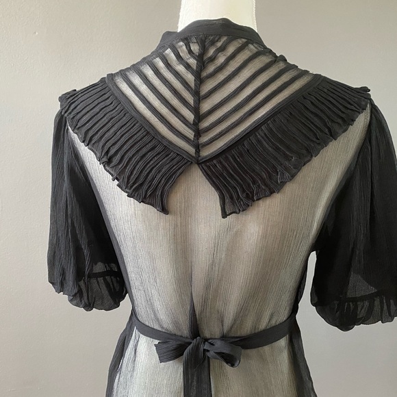 BCBG Maxazria black share blouse - Picture 5 of 6